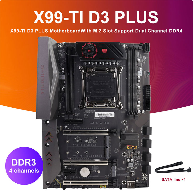 Scheda Madre JGINYUE X99-TI D3 - E5 2696 V3 recensione e prezzo