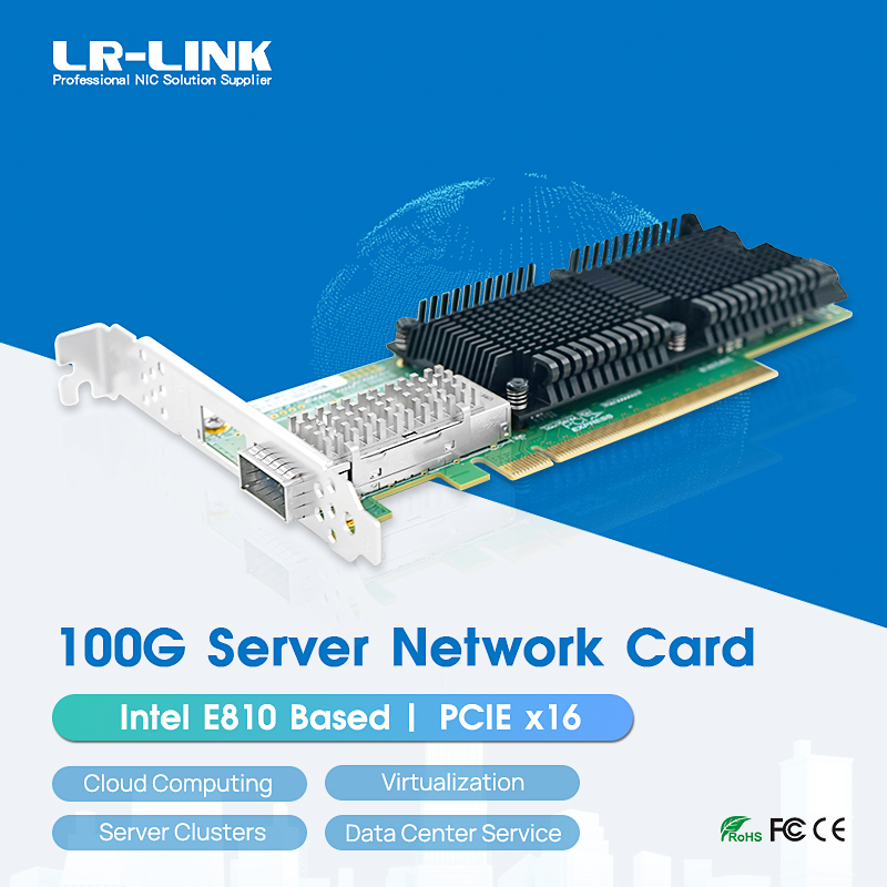 Scheda di rete LR-LINK 1019PF- - 100Gbe Qsfp28 Network Card recensione e prezzo