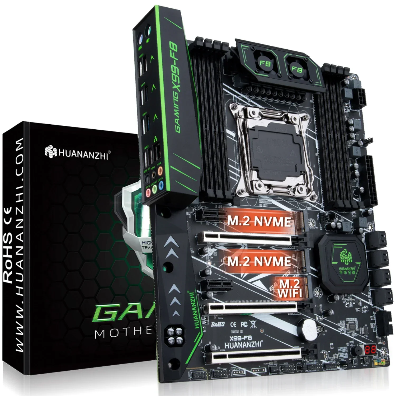 Scheda madre HUANANZHI X99 F8  - 64Gb Ddr4 Ecc Reg 3200Mhz recensione e prezzo