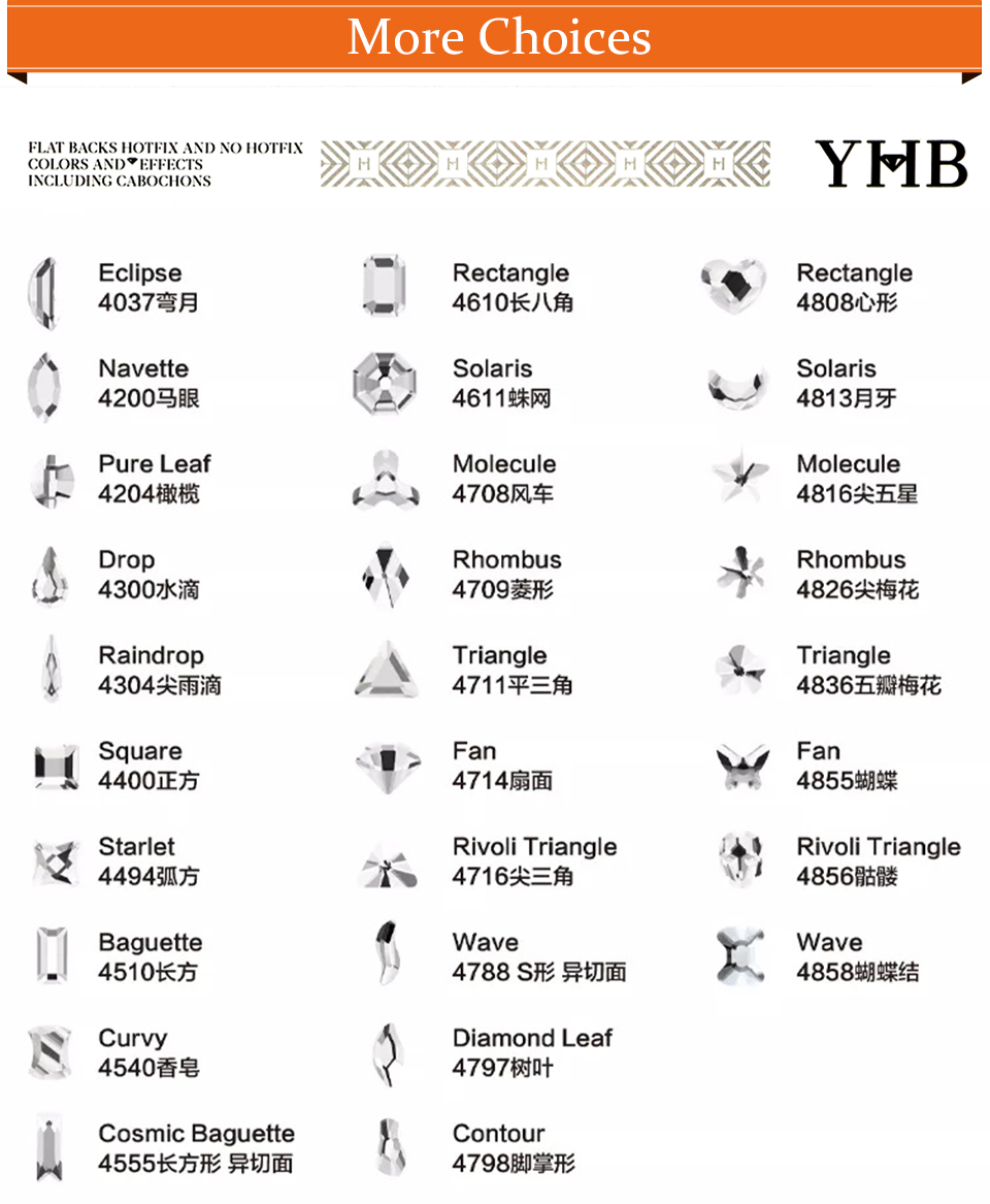 Strass a forma di goccia YHB G - Platinum 8280 recensione e prezzo